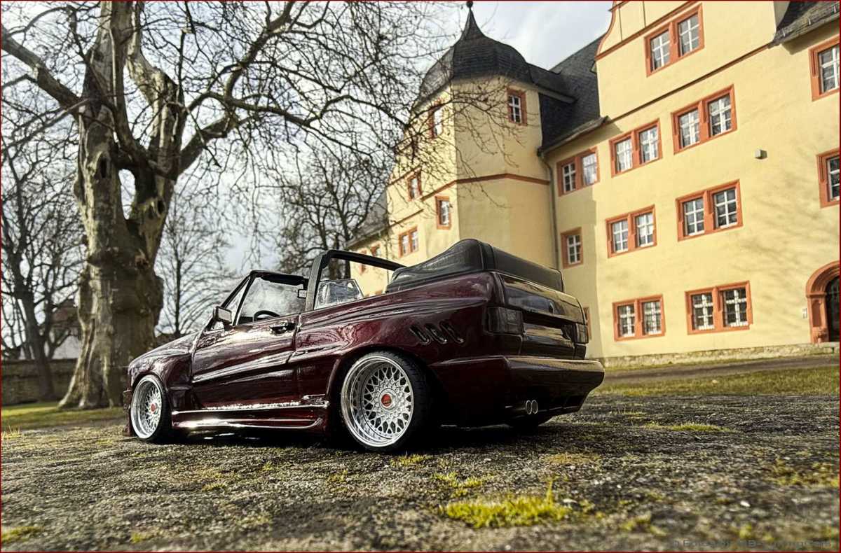 1:18 VW Golf 1 MK1 GTI Cabrio - RIEGER GTO CANDY FRED EDITION inkl OVP